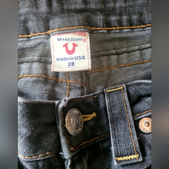 True Religion Black Billy Jean size 28 - Picture 4 of 7